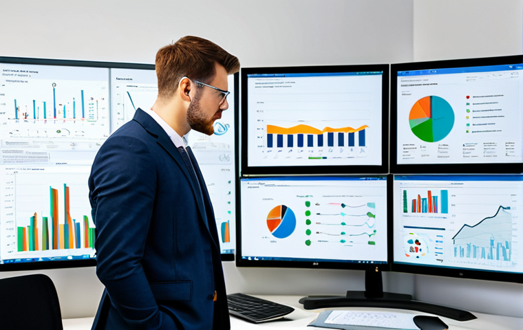 유통관리사 자격증으로 가능한 마케팅 직무 - Data-Driven Decision Making**

"A professional marketing analyst in a modern, well-lit office, analy...