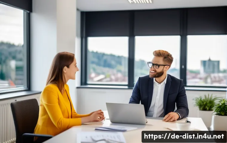 유통관리사 자격증의 단점과 한계 - A professional sales manager in a modern German office environment, wearing business attire and inte...